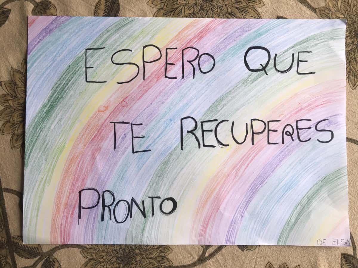 Espero que te recuperes pronto