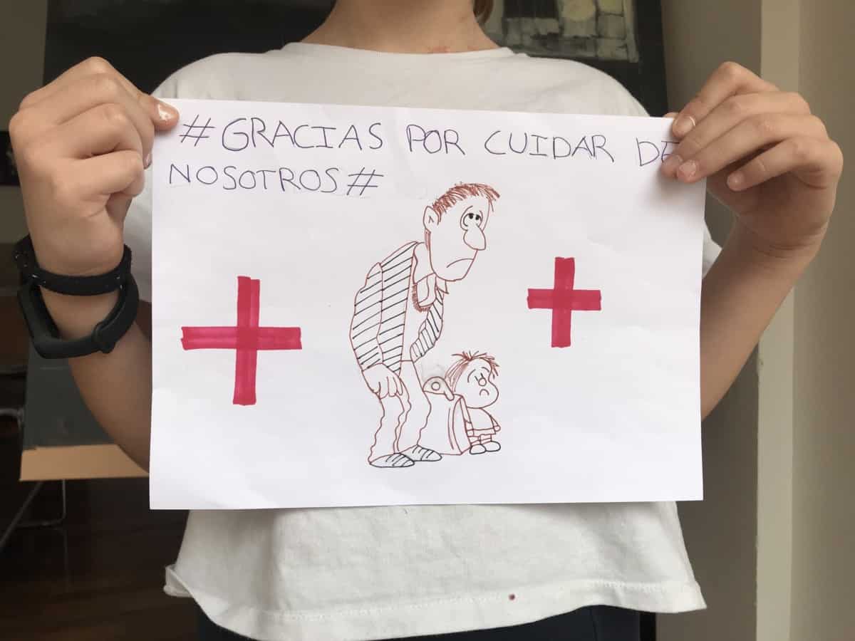 Gracias por cuidar de nosotros